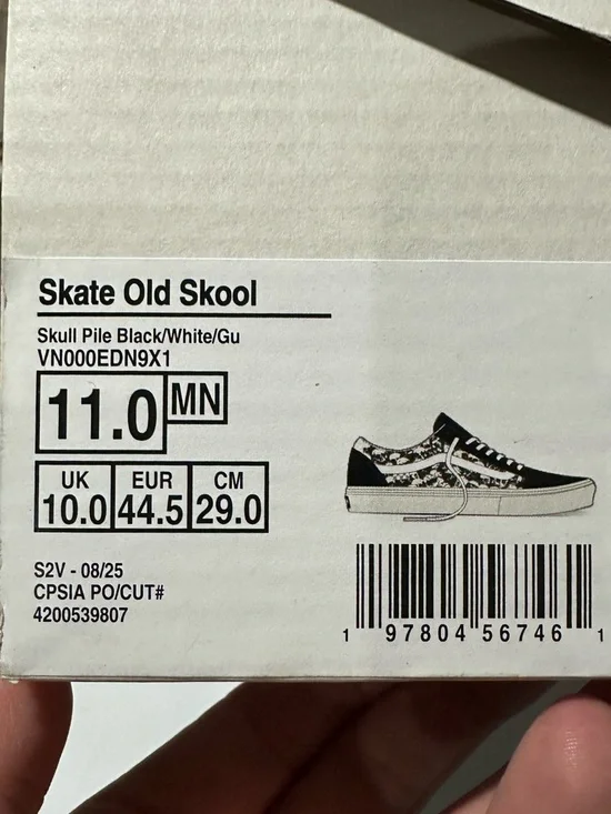 Vans Skate Old Skool Skull Pile - Picture 11 of 11